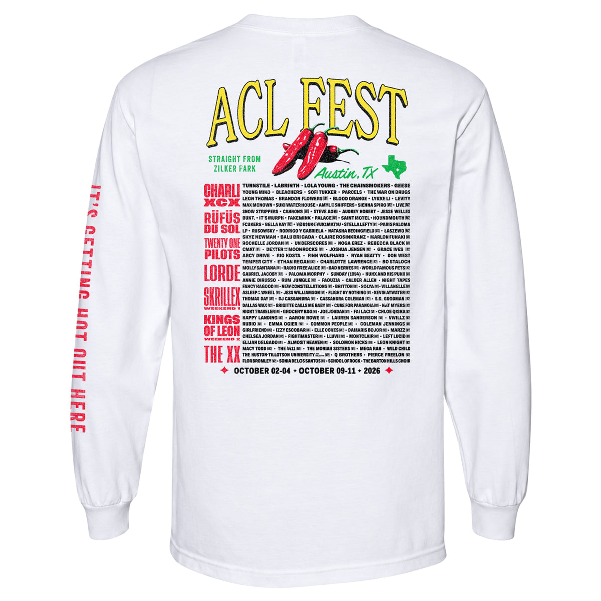 Pepper Longsleeve Lineup Tee