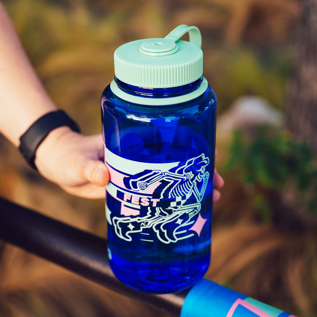 Run Club Skeleton Nalgene Bottle