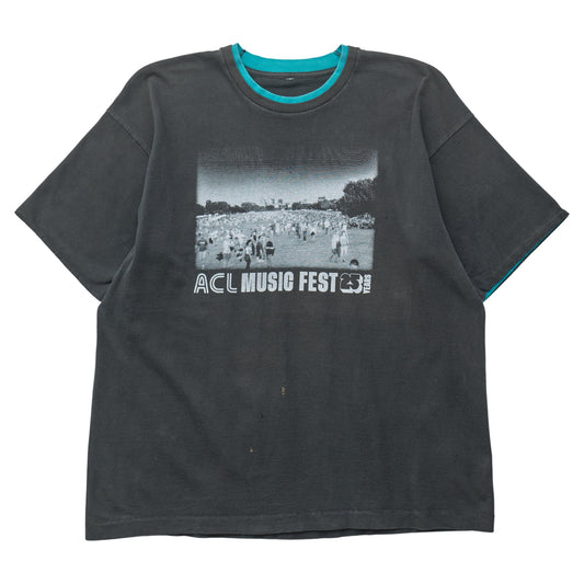 Springy x ACL Fest Black Skyline Tee - XL