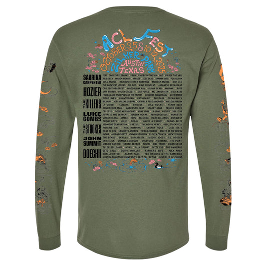 Poster Lineup Long Sleeve Tee