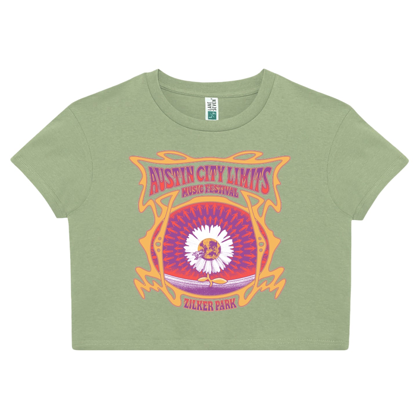 Daisy Lineup Crop Tee