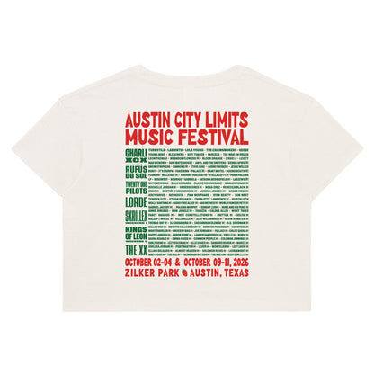 Women's Market Crop Lineup Tee