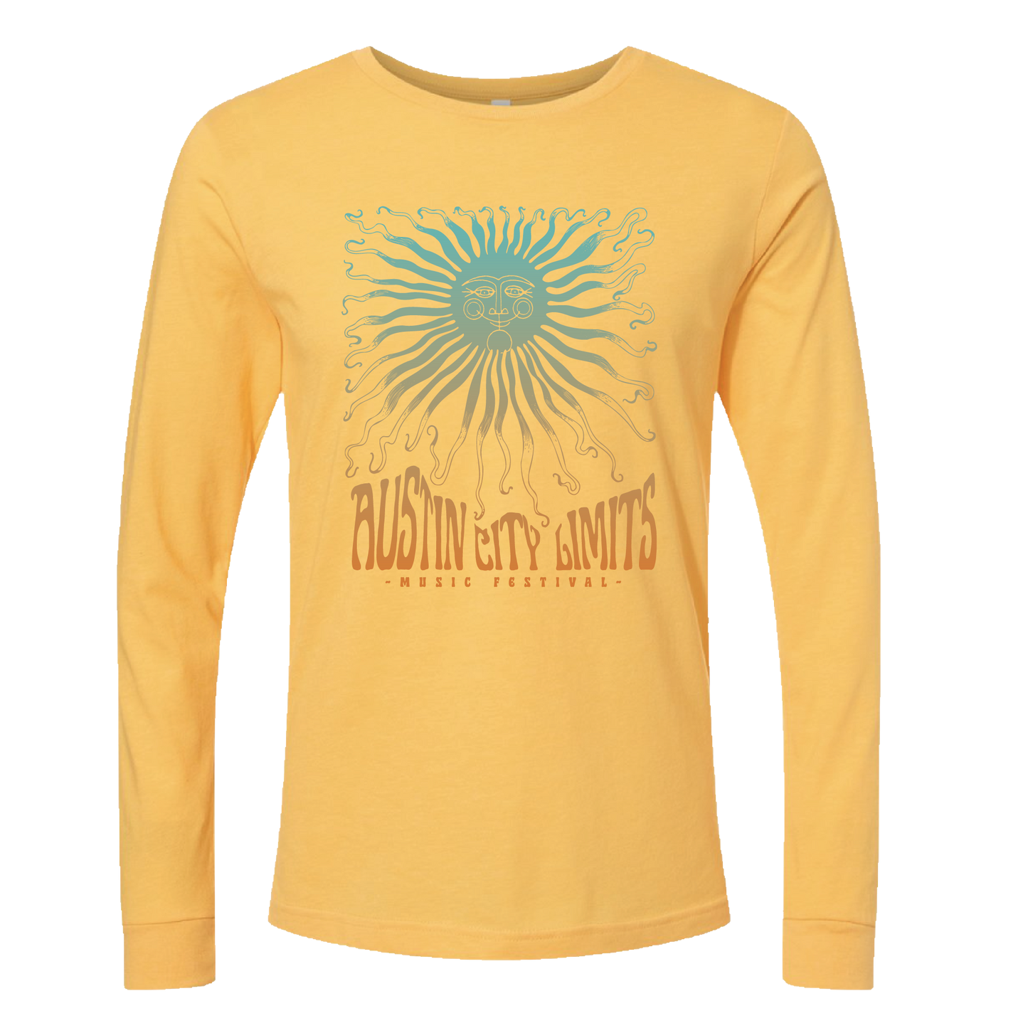 Trippy Sun Unisex Long Sleeve Lineup Tee