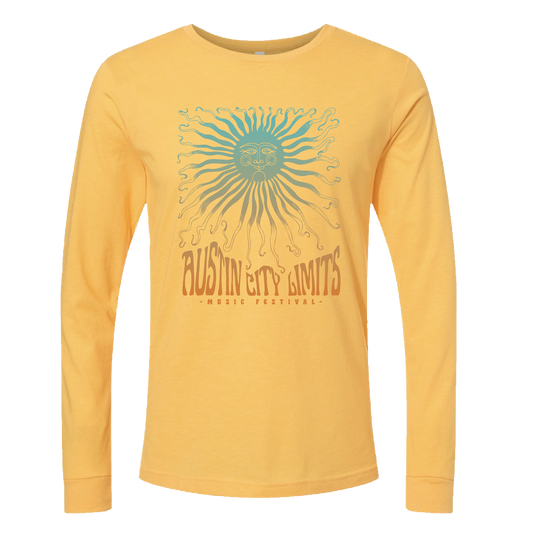 Trippy Sun Unisex Long Sleeve Lineup Tee